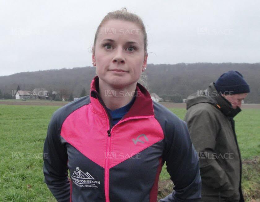 Laetitia rey de bisel pompier au csp de mulhouse est montee sur la plus haute marche du podium chez les seniors feminines photo l alsace 1547656306